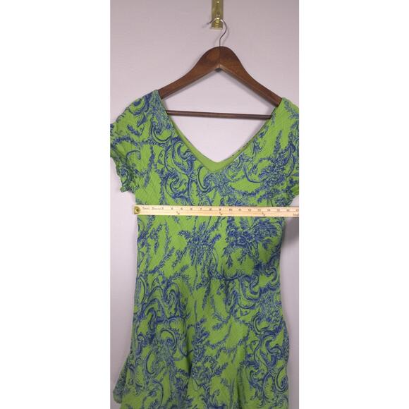 Alegria Sorrento Italy Floral Stretch Dress Boho Resort Style Made in Italy S/M - Picture 8 of 11